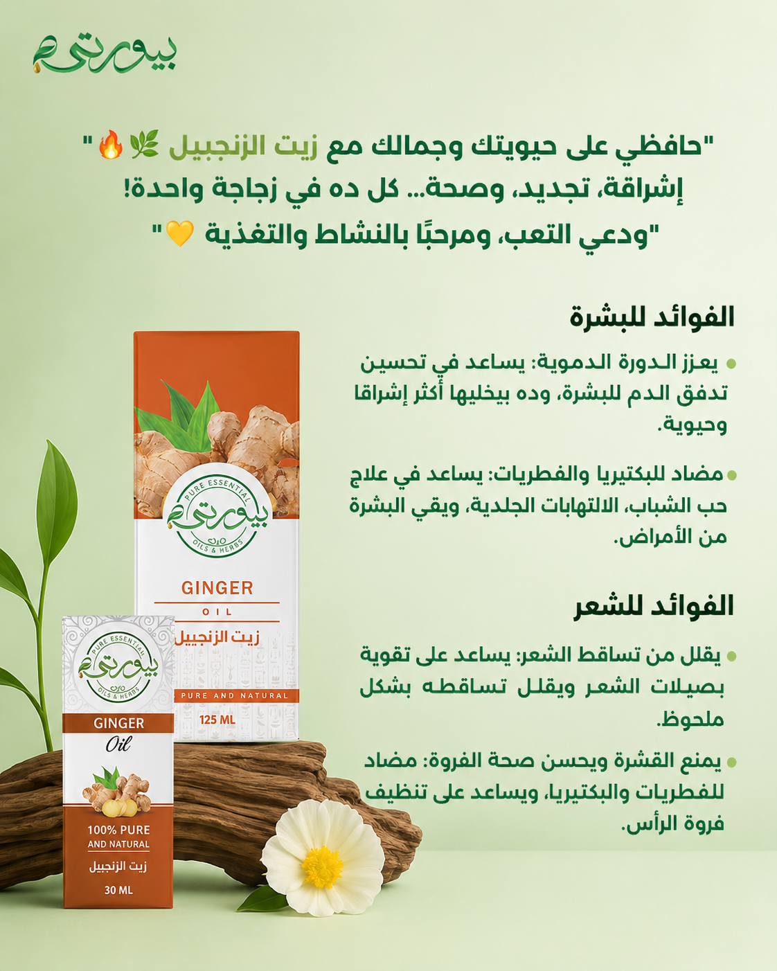 زيت الجنزبيل