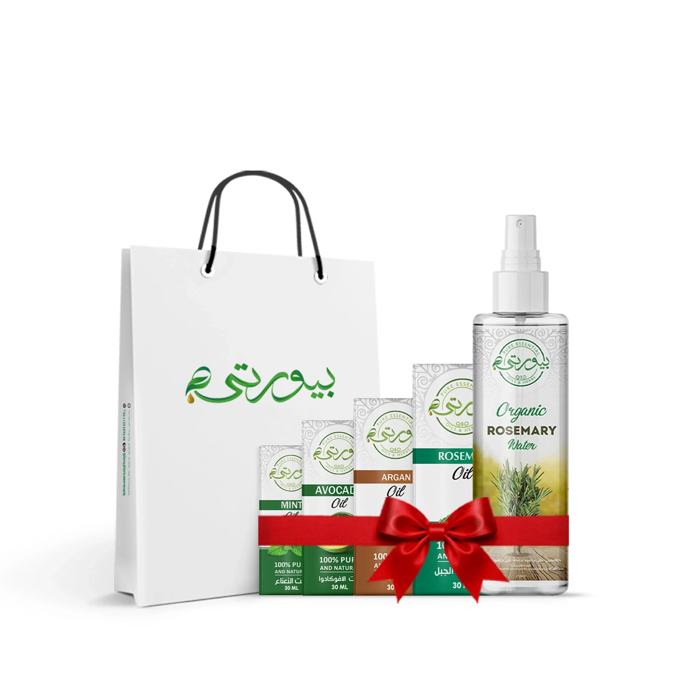 مجموعة زيوت فراغات الشعر
